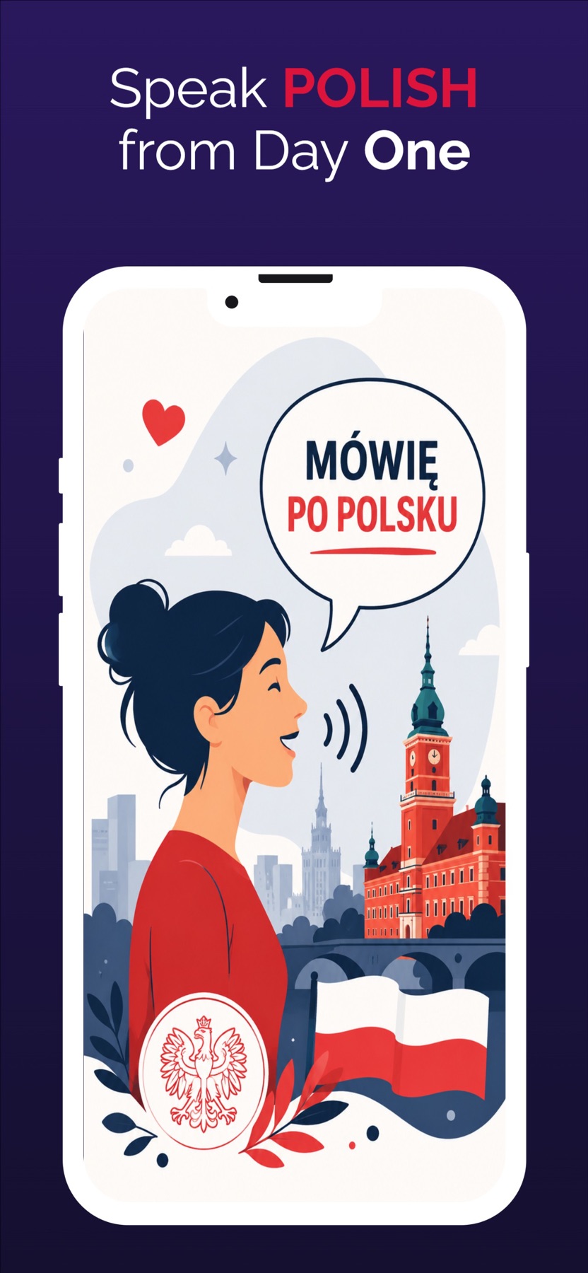 Movoza voice-led Polish learning app preview
